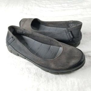 CROCS Stretch Sole Womens Size 9 Canvas Slip On Comfort Shoe 15317